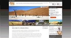 Desktop Screenshot of idreamafrica.com.na